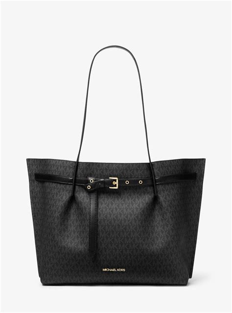 michael kors isabella logo bag|emilia large logo tote bag.